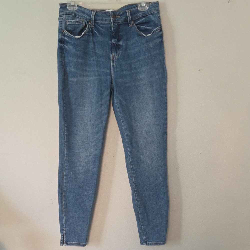Pistola High Rise Tapered Medium Wash Jeans (29)